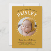 Faire-part Little Sunshine Retro Photo Collage Naissance (Devant)