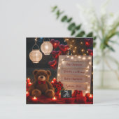 Faire-part little Valentine Pregnancy Announcement Card (Debout devant)