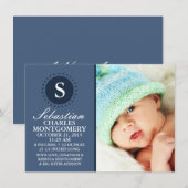 Faire-part Livraison spéciale photo de la Marine Annonces de  (Devant / Derrière)