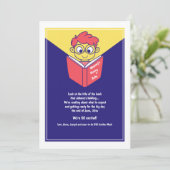 Faire-part Livre pour Nouveau Bébé Annonce de Grossesse (Debout devant)