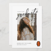 Faire-part Logo de l'Université d'État de l'Idaho (Devant / Derrière)