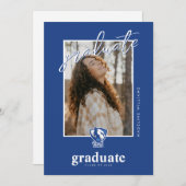 Faire-part Logo Eastern Illinois University Panthers (Devant / Derrière)