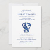 Faire-part Logo Eastern Illinois University Panthers (Devant)