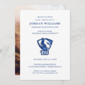 Faire-part Logo Eastern Illinois University Panthers (Devant / Derrière)