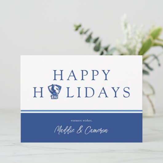 Faire-part Logo Eastern Illinois University Panthers (Debout devant)