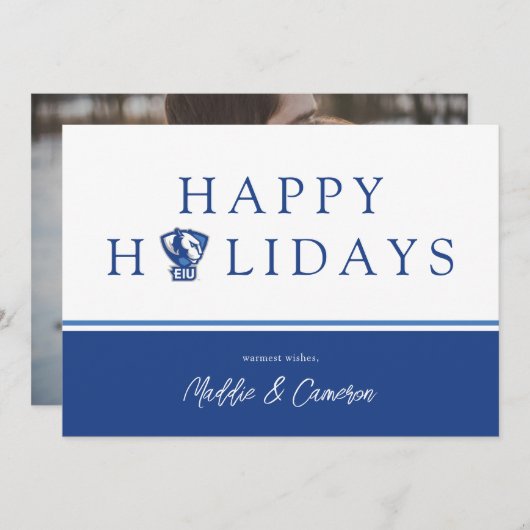 Faire-part Logo Eastern Illinois University Panthers (Devant / Derrière)