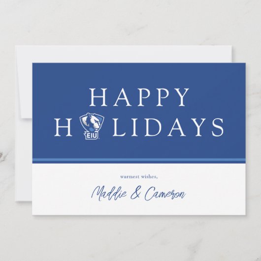 Faire-part Logo Eastern Illinois University Panthers (Devant)