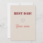 Faire-part Loup de Leader (Dos)