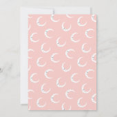 Faire-part Lune, étoile et nuage mignon photo naissance (Dos)