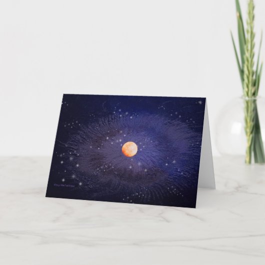 Faire-part "Lune solitaire pour toujours" (Devant)