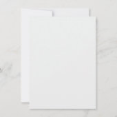 Faire-part Lys Bleus. Illustration de flux (Dos)