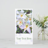 Faire-part Lys de Pâques [Carte de guide plat] 案 内 状 (Debout devant)