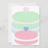 Faire-part Macarons Quince Sweet 16 (Dos)