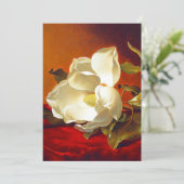 Faire-part Magnolia sur Red Velvet Martin Johnson Heade (Debout devant)