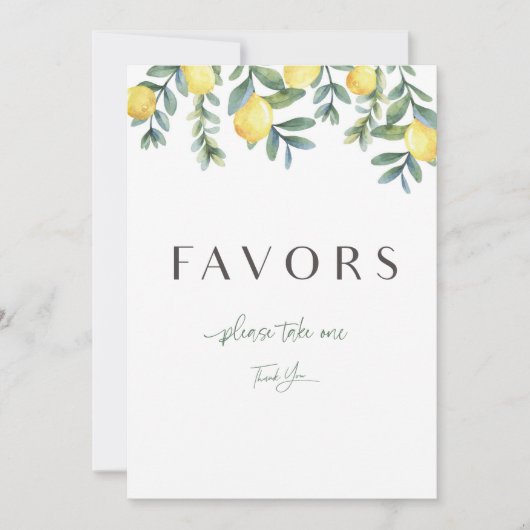 Faire-part Main Squeeze Lemon Fête des mariées favorise signe (Devant)