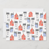 Faire-part Maison aquarelle Changement d'adresse (Dos)