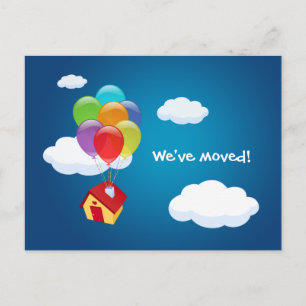 Faire-part Maison Ballon - Carte postale d'annonce de nouvell