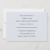 Faire-part Maison dans la neige Nouvelle adresse (Dos)