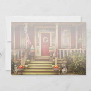 Faire-part Maison victorienne - Halloween est une vraie fête