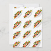 Faire-part Mangez plus de plantes frais motivation salade let (Dos)