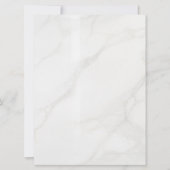 Faire-part Marbre Blanc (Devant)