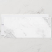 Faire-part Marbre Blanc (Dos)