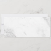 Faire-part Marbre Blanc (Devant)