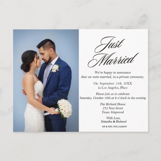 Faire-part mariage (Devant)