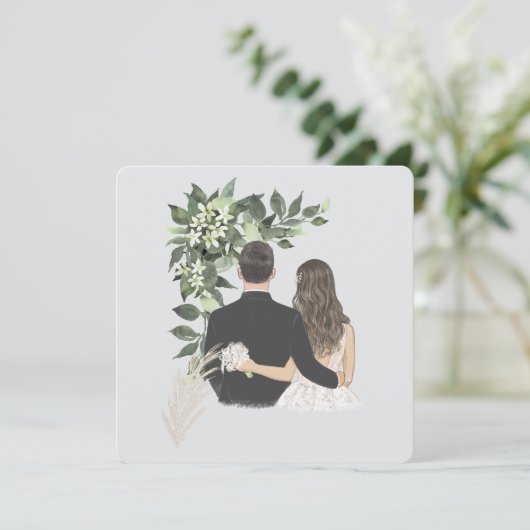 Faire-part Mariage (Debout devant)