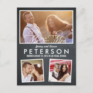 Faire-part Mariage amusant et amusant - Tableau de