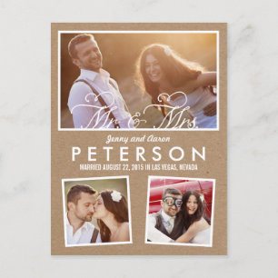 Faire-part Mariage amusant et ludique - Artisanat