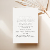 Faire-part Mariage après la réception de la photo du parti En