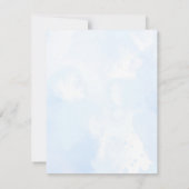 Faire-part Mariage au jardin du pavillon d'été, Save the Date (Dos)