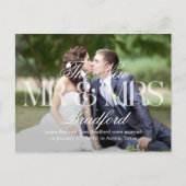 Faire-part Mariage Big News - Blanc (Devant)