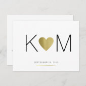 faire-part mariage, blanc simple et clair (Devant / Derrière)