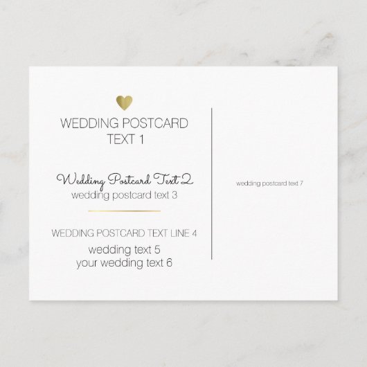 faire-part mariage, blanc simple et clair (Dos)