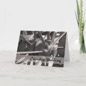 Faire-part Mariage campagnard Wagon Wheel Enregistrer la date (Devant)