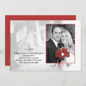 Faire-part Mariage classique (Devant / Derrière)