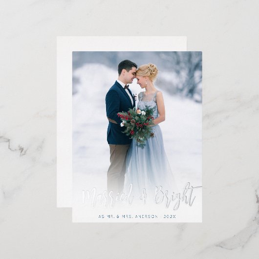 faire-part mariage de feuille de papier (Recto/Verso)