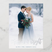 faire-part mariage de feuille de papier (Recto)