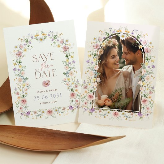 Faire-part Mariage de Fleur sauvage lunatique | Photo Enregis