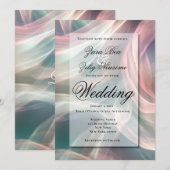 Faire-part Mariage de la fête du glamour du Nouvel An (Devant / Derrière)