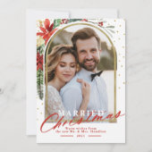 Faire-part Mariage de Noël Marié (Devant)