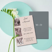 Faire-part Mariage des anneaux minimalistes