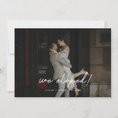 Faire-part Mariage Élégant avec Arche de Photos Multi-Beige M (Devant)