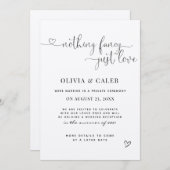 Faire-part Mariage Elopé (Devant / Derrière)