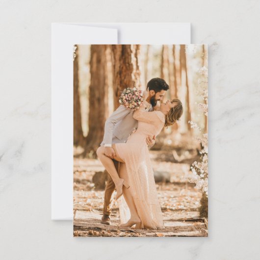 faire-part mariage en terre cuite Boho (Dos)