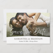 Faire-part mariage Enregistrer la carte Date avec (Devant)