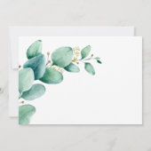 Faire-part Mariage Eucalyptus (Dos)
