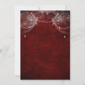 Faire-part Mariage gothique halloween enregistrer la date inv (Dos)